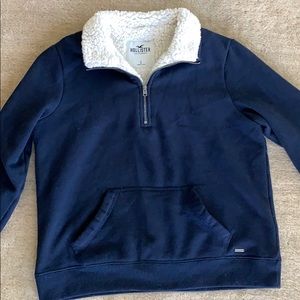 Sherpa Lined 1/4 Zip up jacket from Hollister